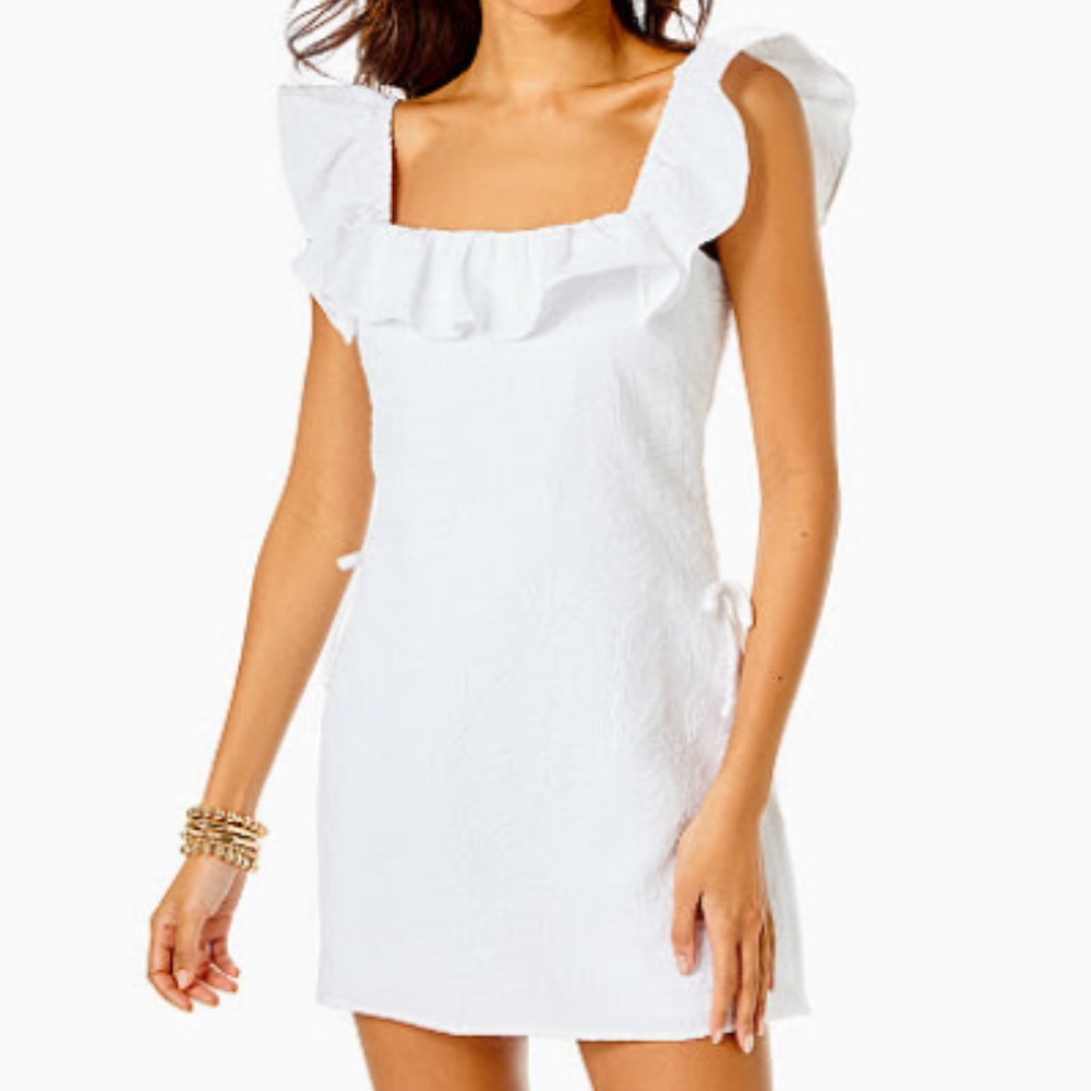 Lilly Pulled- Zoya Romper - Resort White - size 14 LPBOX3-8